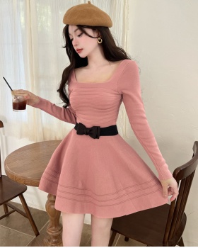 Hollow Sexy underwear long sleeve dress for women