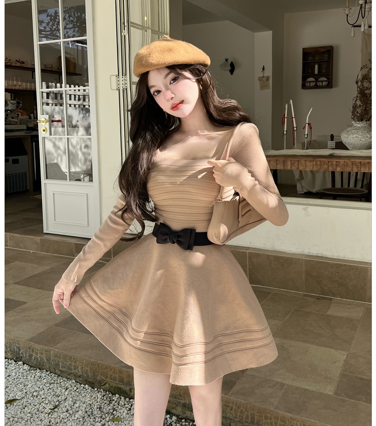 Hollow Sexy underwear long sleeve dress for women