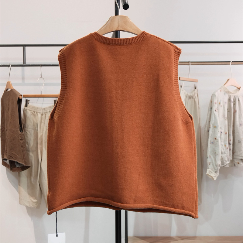 Retro colors vest fashion all-match waistcoat for women