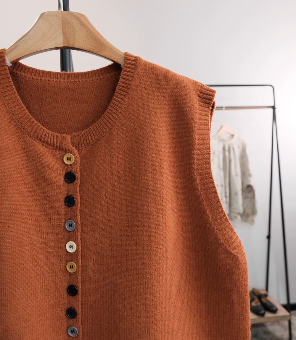 Retro colors vest fashion all-match waistcoat for women