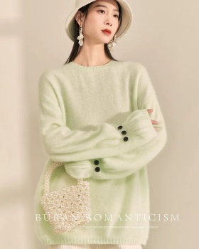 Simple knitted tops autumn sweater for women