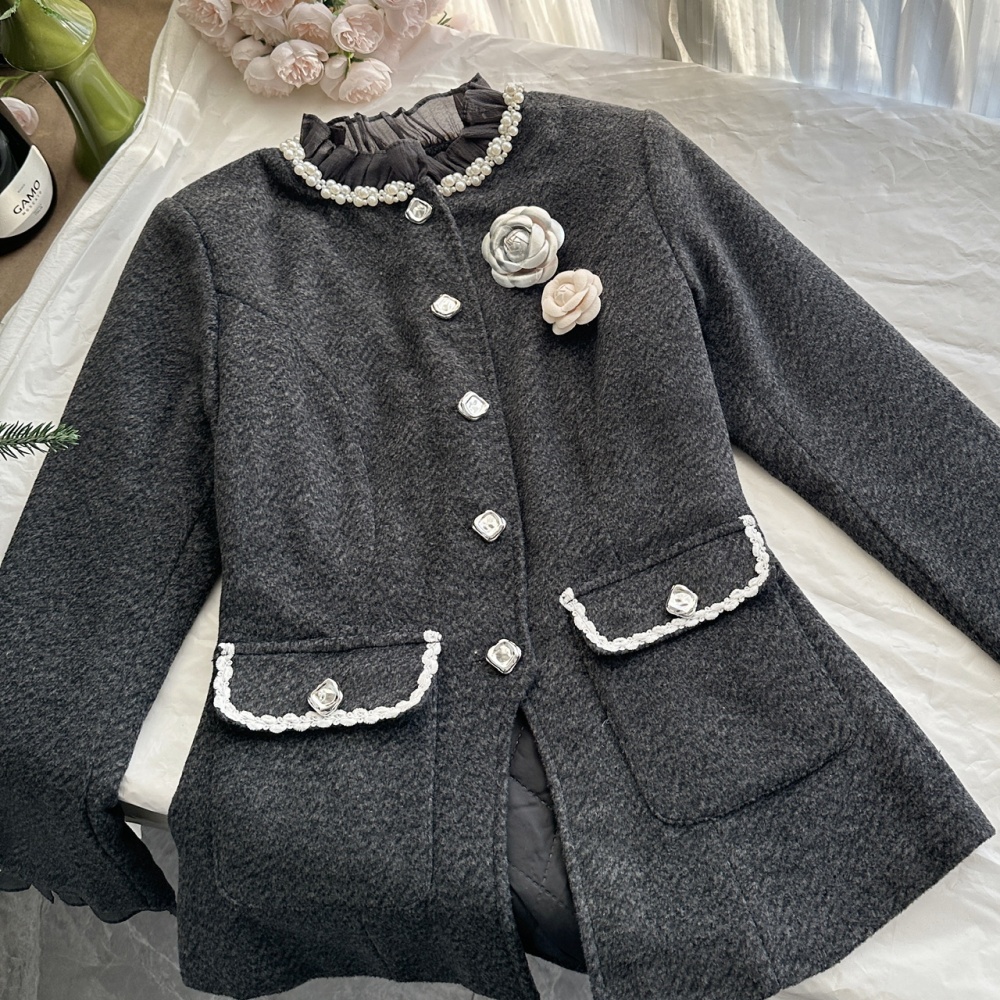 Chanelstyle coat autumn short skirt a set for women