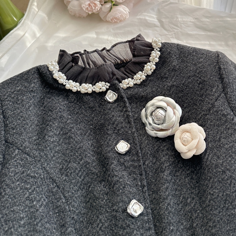 Chanelstyle coat autumn short skirt a set for women