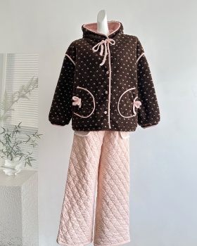 Mixed colors cubs bow trousers pink elmo coat a set