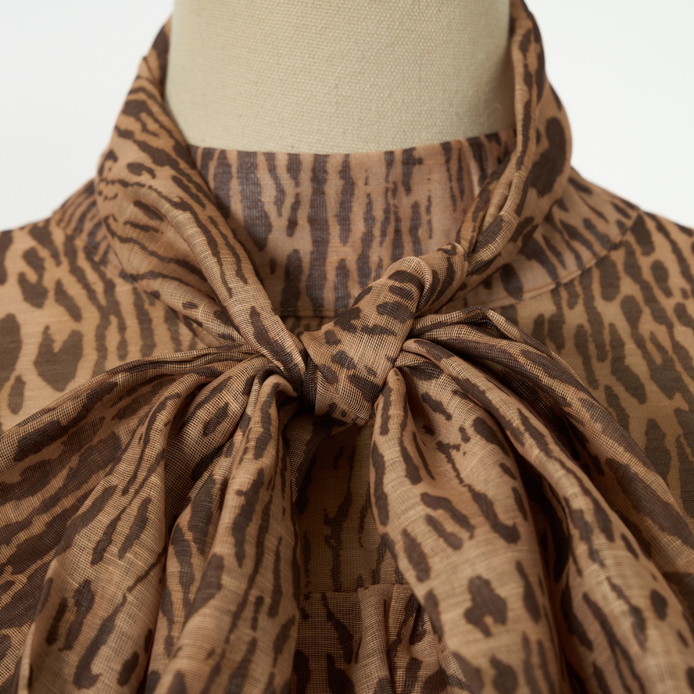 Cstand collar elegant jumpsuit big skirt long dress