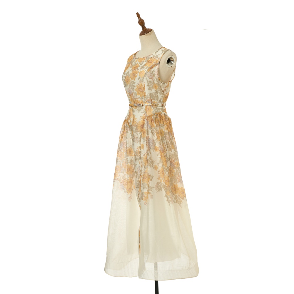 Temperament fashion elegant jacquard dress