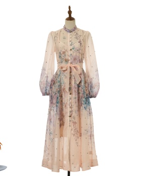 Long big skirt diamond dress