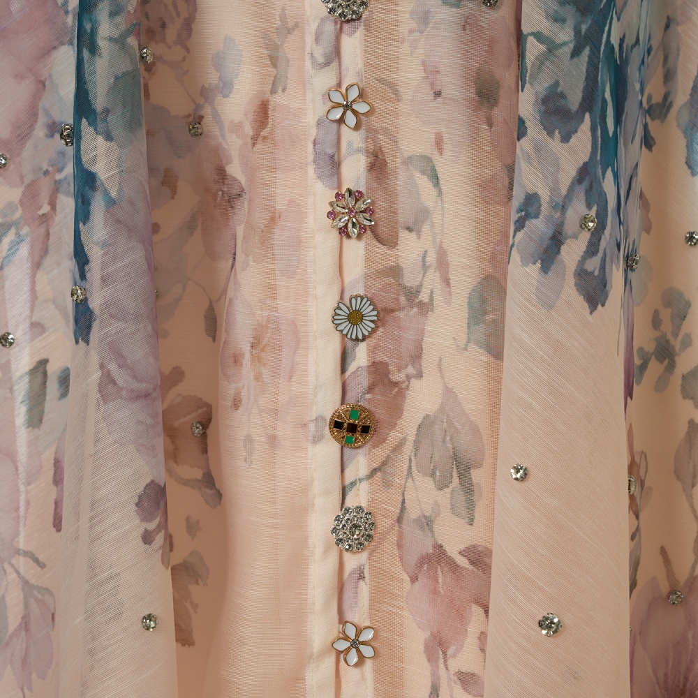 Long big skirt diamond dress