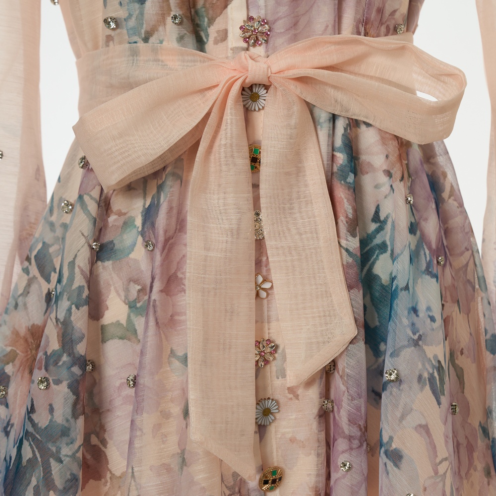 Diamond big skirt short dress