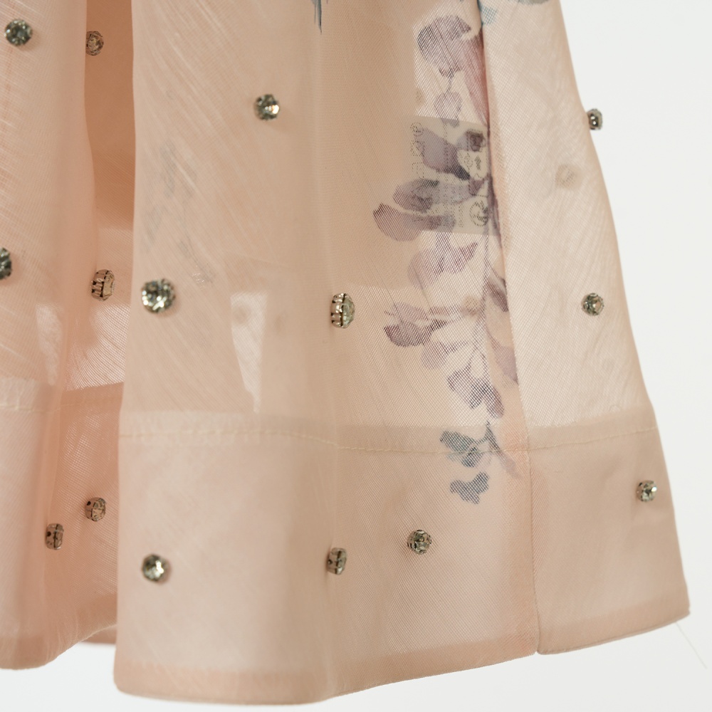 Diamond big skirt short dress