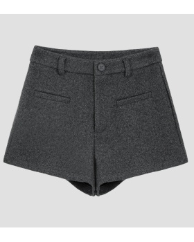 Woolen autumn and winter boots Casual shorts for women