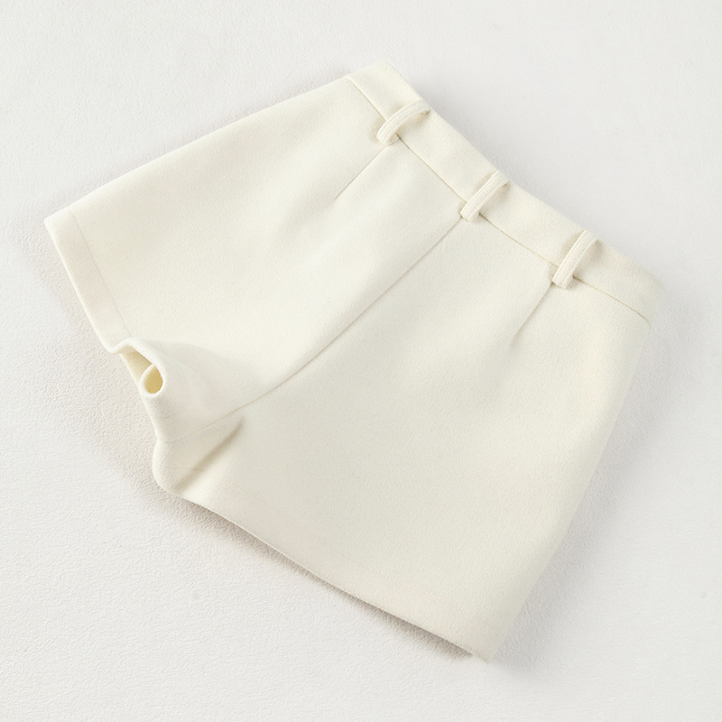 Woolen autumn and winter boots Casual shorts for women