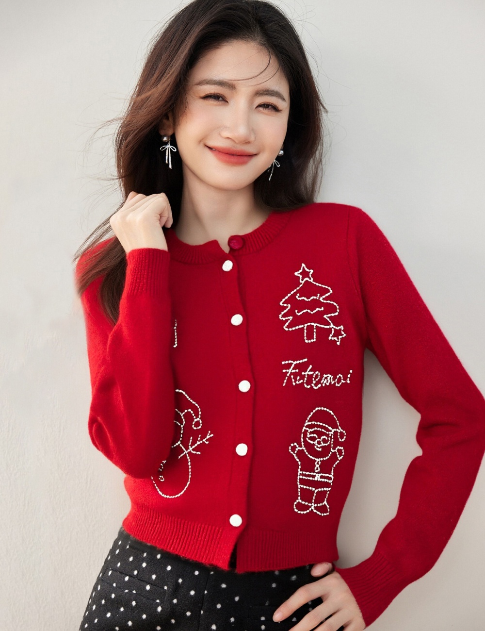 Loose lazy christmas autumn and winter sweater