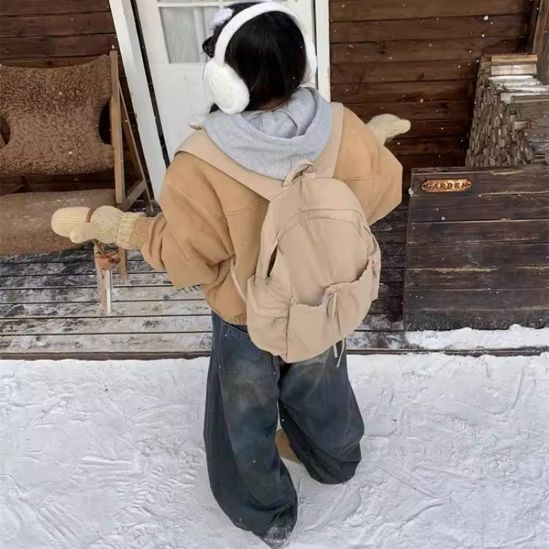 Imitation lamb's wool short cotton coat retro tops for women