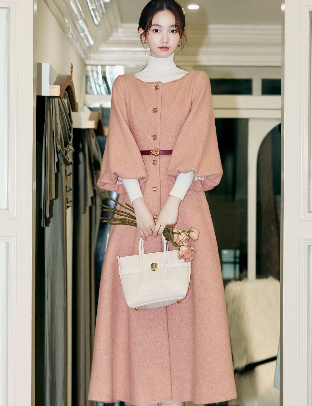 Watkins weave overcoat chanelstyle coat for women