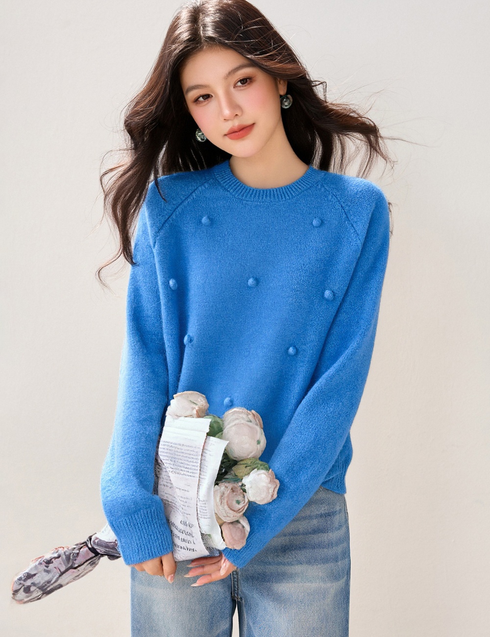Loose tops autumn and winter sweater for women