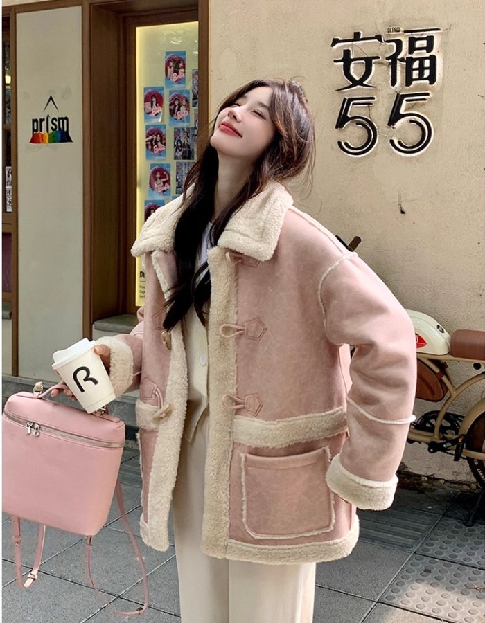 Thick lambs wool cotton coat winter coat for women