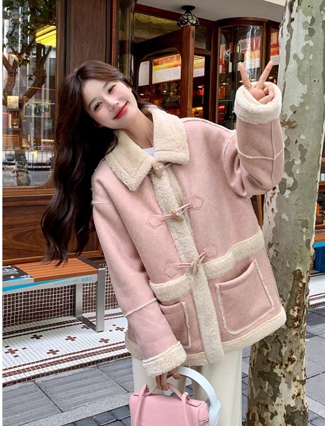 Thick lambs wool cotton coat winter coat for women