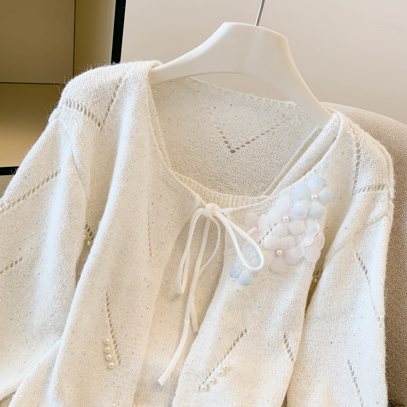 Unique vest tender sweater 2pcs set for women