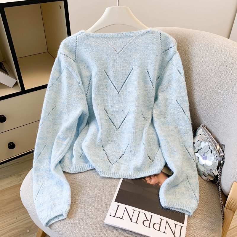 Unique vest tender sweater 2pcs set for women