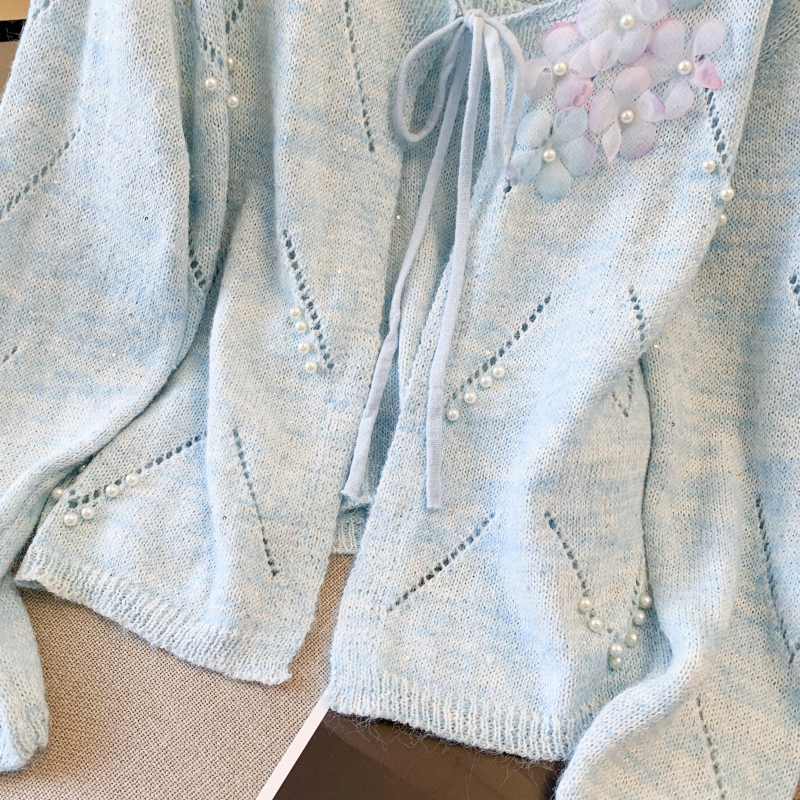 Unique vest tender sweater 2pcs set for women