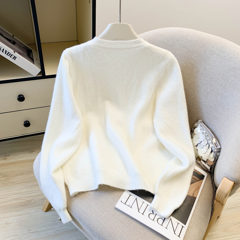 France style chanelstyle cardigan knitted sweater for women