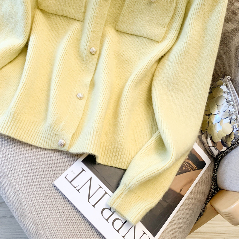 France style chanelstyle cardigan knitted sweater for women