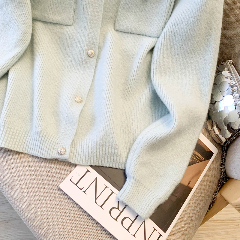 France style chanelstyle cardigan knitted sweater for women