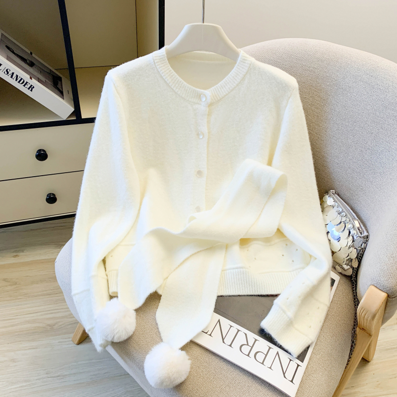 Round neck Western style cardigan spring scarves