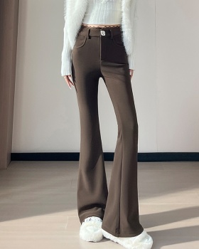 Elasticity micro speaker plus velvet pants