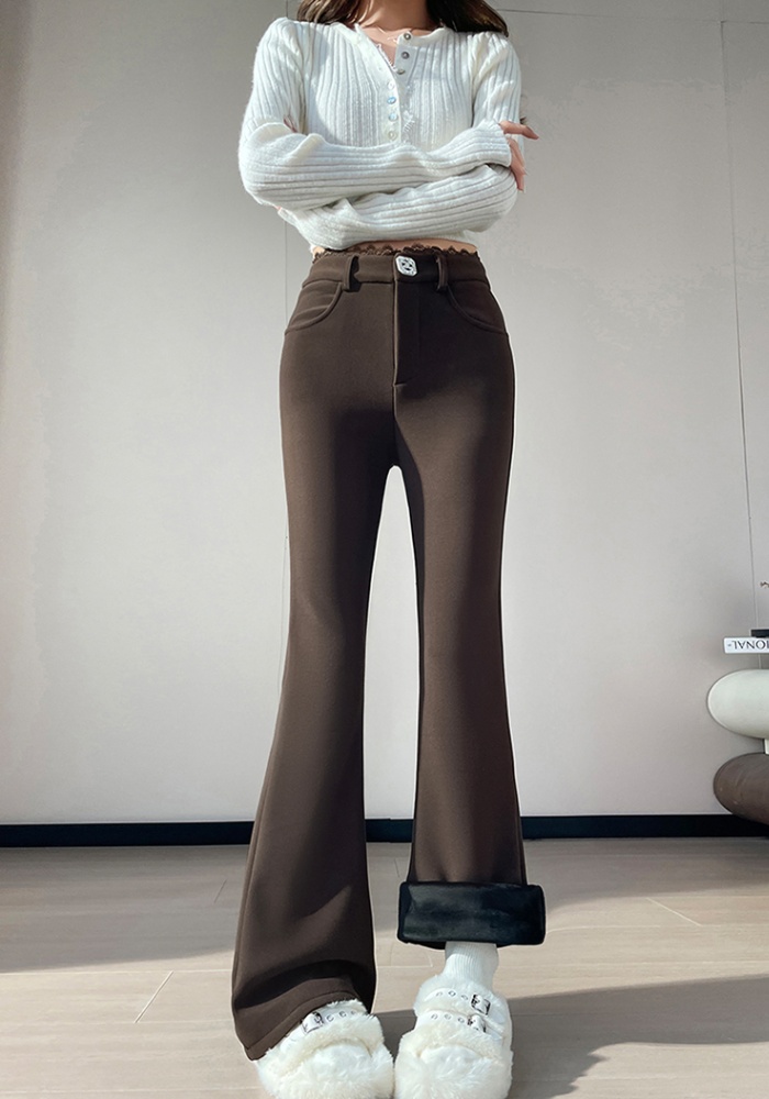 Elasticity micro speaker plus velvet pants