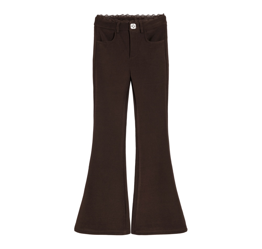 Elasticity micro speaker plus velvet pants