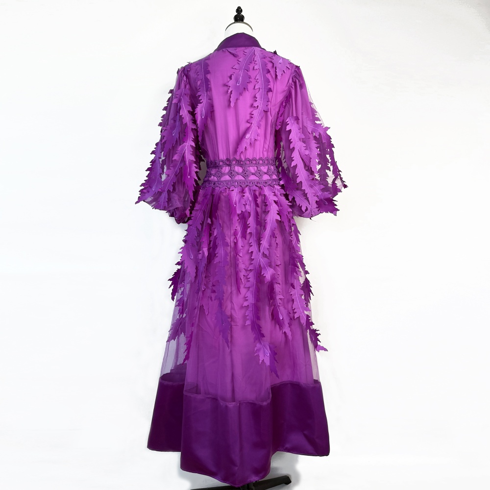 Waist fashion long dress court style temperament dress