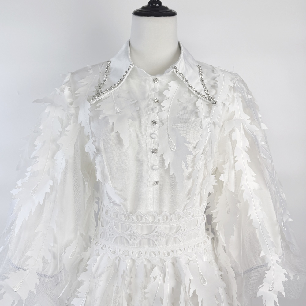 Waist fashion long dress court style temperament dress