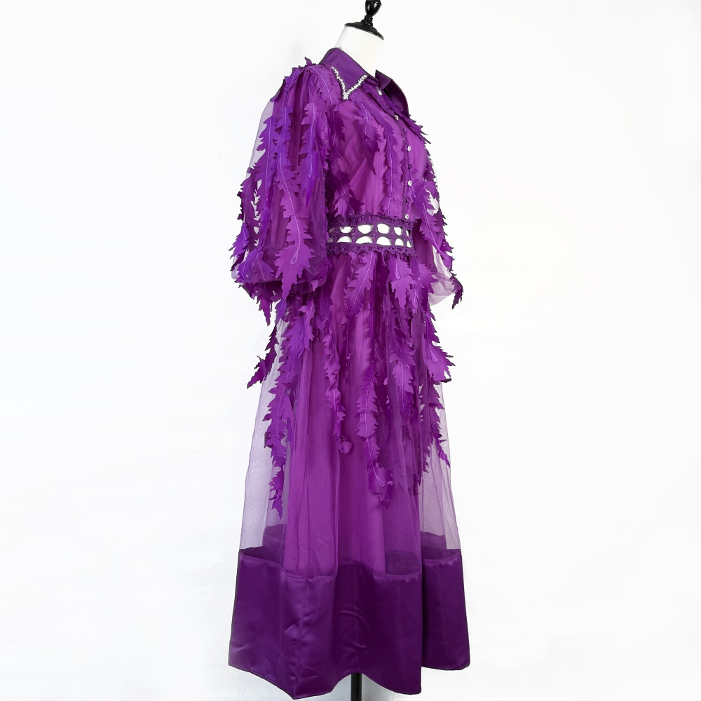 Temperament court style long dress fashion rhinestone dress