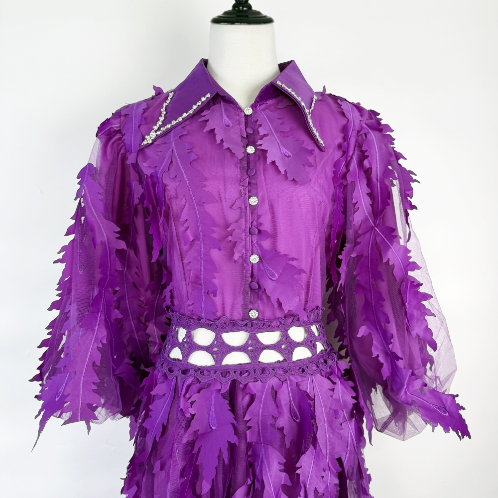 Temperament court style long dress fashion rhinestone dress