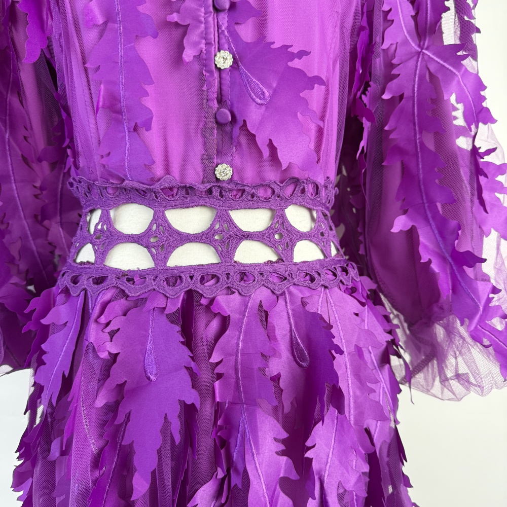 Temperament court style long dress fashion rhinestone dress