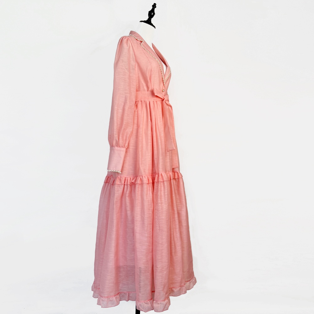 Temperament long dress ladies business suit