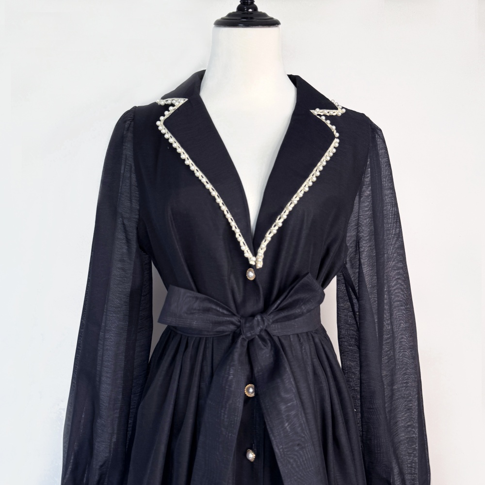 Temperament long dress ladies business suit