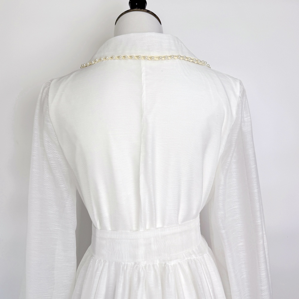 Temperament long dress ladies business suit