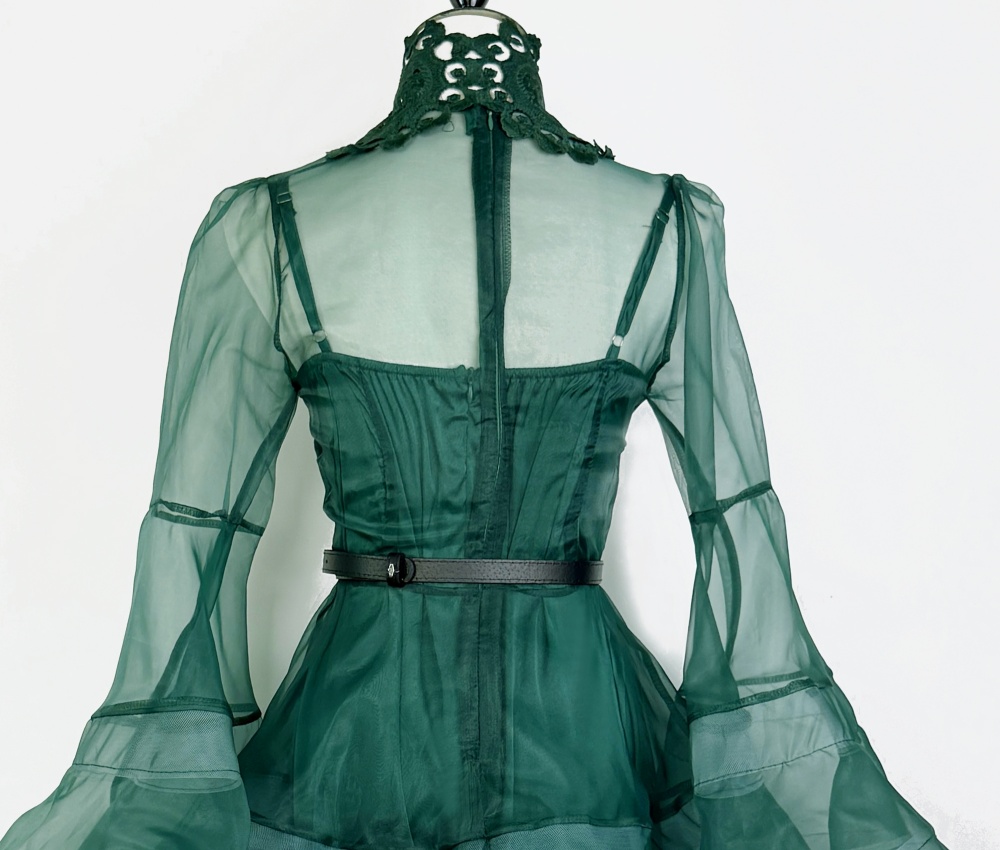 Thick and disorderly temperament ladies dress 2pcs set