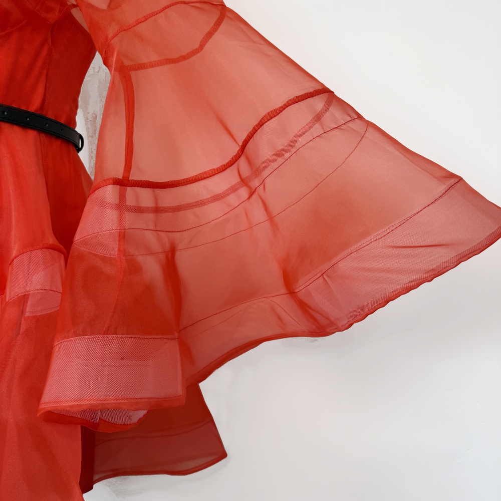 Thick and disorderly temperament ladies dress 2pcs set