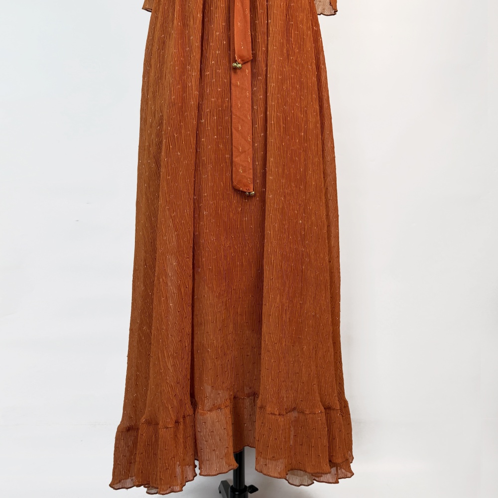 Horizontal collar vacation dress strapless lady long dress