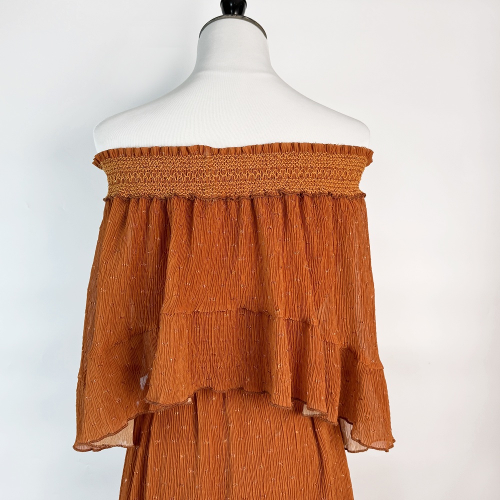 Horizontal collar vacation dress strapless lady long dress