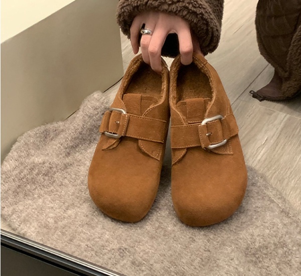 Elmo fashion winter plus velvet shoes for women