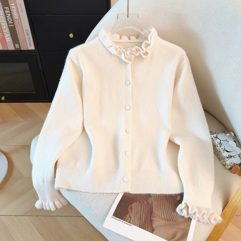 Christmas red coat chanelstyle spring sweater