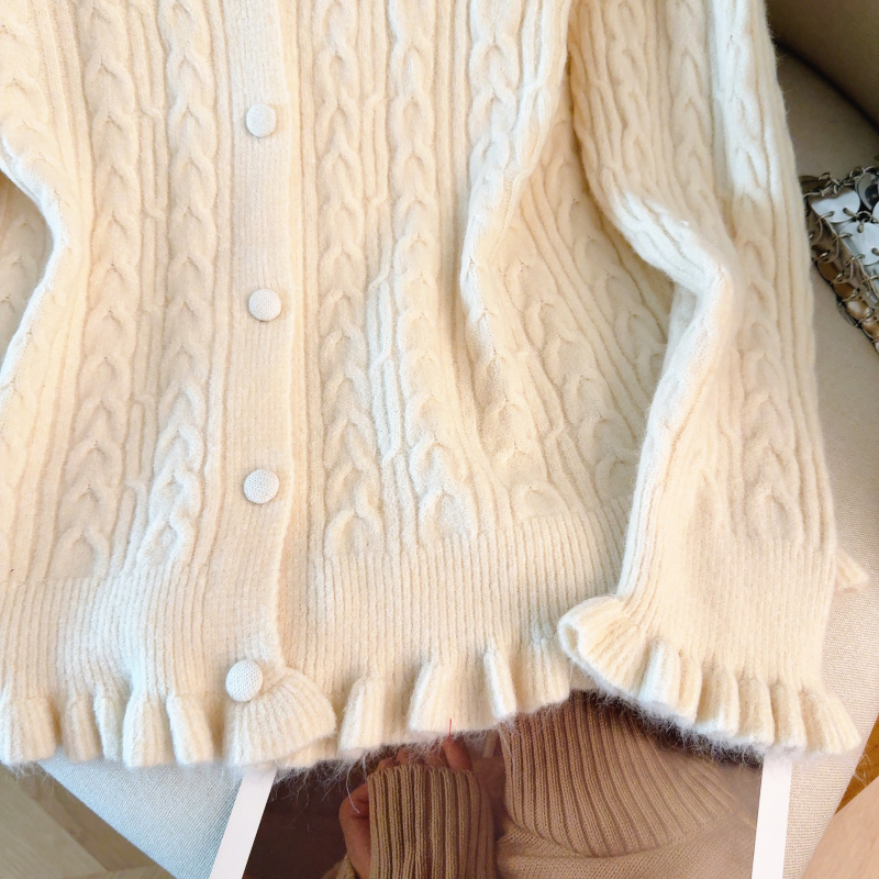 Show young spring cardigan Korean style tops