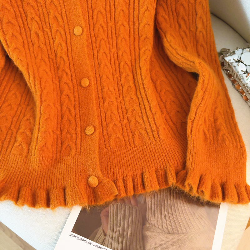 Show young spring cardigan Korean style tops