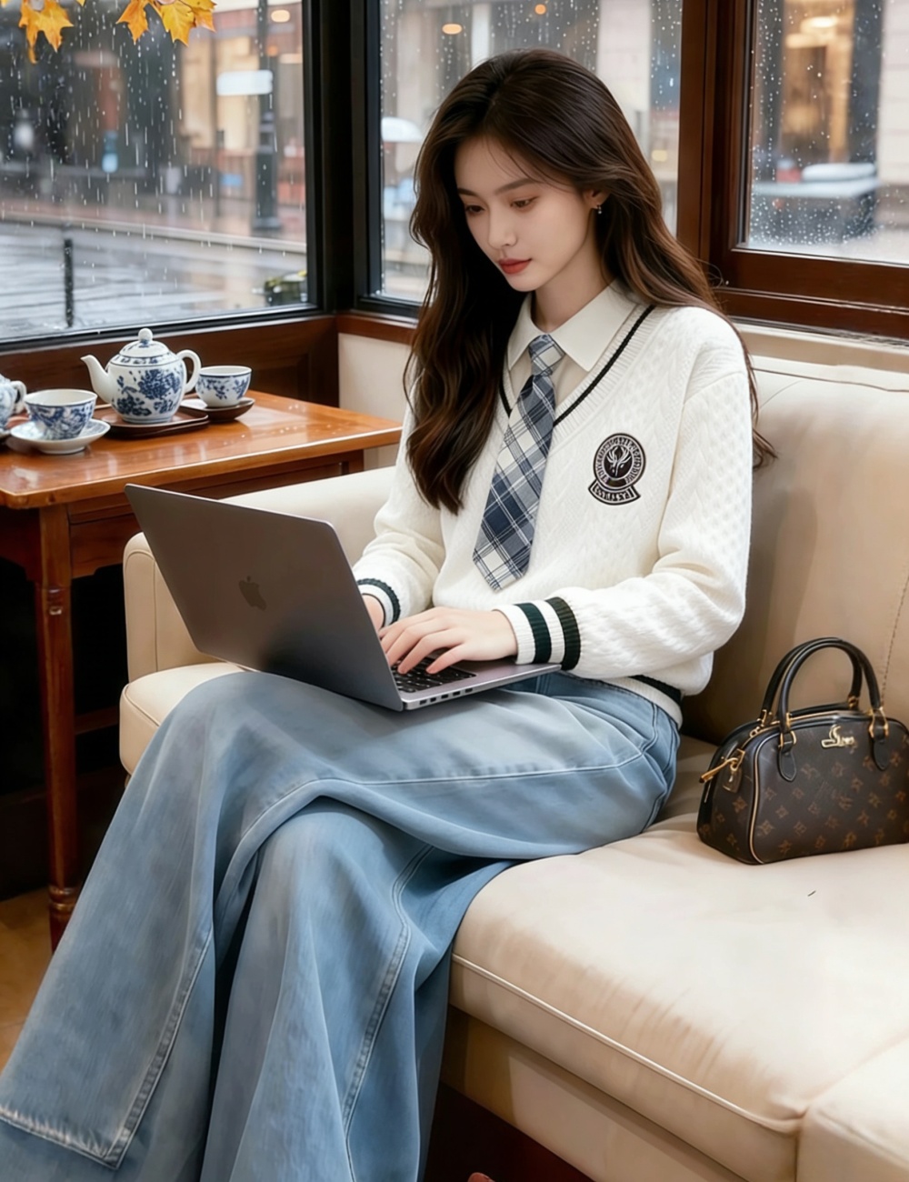 Splice spring Pseudo-two tops