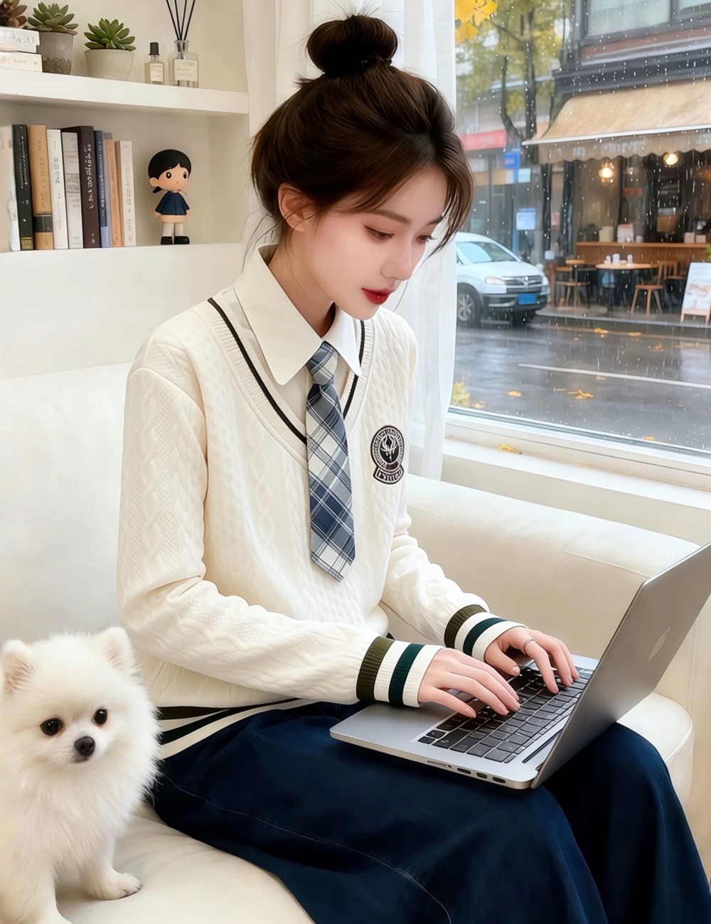 Splice spring Pseudo-two tops